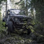 Offroad April skogen rörken offroad lera 