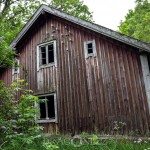 Ödehuset vid syrenbusken övergivet ödetorp ödehus öde 