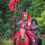 Barocka damer och tornerspel på Skoklosters slott tornerspel svärd slott skoklosters slott skokloster riddarspel riddare lans hästar damer barocka damer barock 