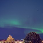 Norrsken Uppsala northern lights norrsken Magiskt ljusfenomen himmel grönt ljus 