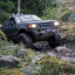 Offroad Rörken December uteiskogen skogskörning skogen rörken offroad lerkörning lera jeep flyger 