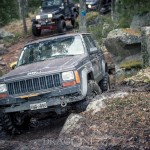 Offroad Rörken December uteiskogen skogskörning skogen rörken offroad lerkörning lera jeep flyger 