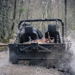 Offroad Rörken December uteiskogen skogskörning skogen rörken offroad lerkörning lera jeep flyger 
