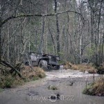 Offroad Rörken December uteiskogen skogskörning skogen rörken offroad lerkörning lera jeep flyger 