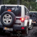 Offroad Rörken December uteiskogen skogskörning skogen rörken offroad lerkörning lera jeep flyger 