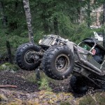 Offroad Rörken December uteiskogen skogskörning skogen rörken offroad lerkörning lera jeep flyger 