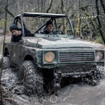 Offroad Rörken December uteiskogen skogskörning skogen rörken offroad lerkörning lera jeep flyger 