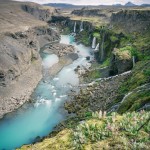 Island 2016   Dag 5 waterfall vattenfall väg snow snö sheep mountain Jökulsárlón island is iceland icelagoon ice fjäll fell får berg asfalt 