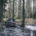 Rörken Januari 2018 ute i skogen skogen rörken offroad lera granar 