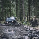 Rörken Januari 2018 ute i skogen skogen rörken offroad lera granar 