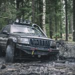 Rörken Januari 2018 ute i skogen skogen rörken offroad lera granar 