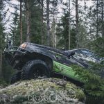 Rörken Januari 2018 ute i skogen skogen rörken offroad lera granar 