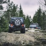 Rörken Januari 2018 ute i skogen skogen rörken offroad lera granar 