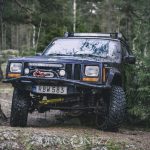 Rörken Januari 2018 ute i skogen skogen rörken offroad lera granar 