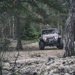 Rörken Januari 2018 ute i skogen skogen rörken offroad lera granar 